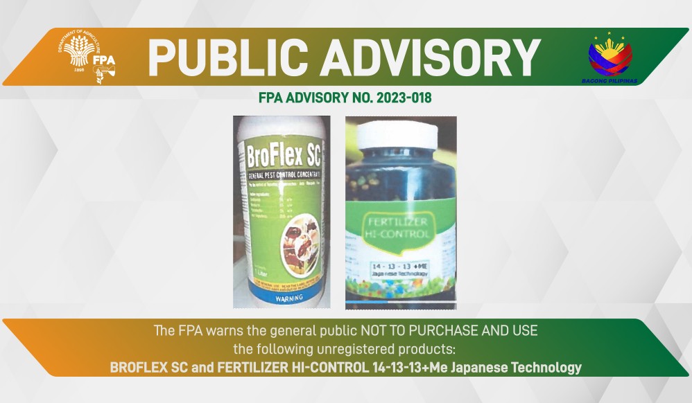 FPA ADVISORY No. 2023-018