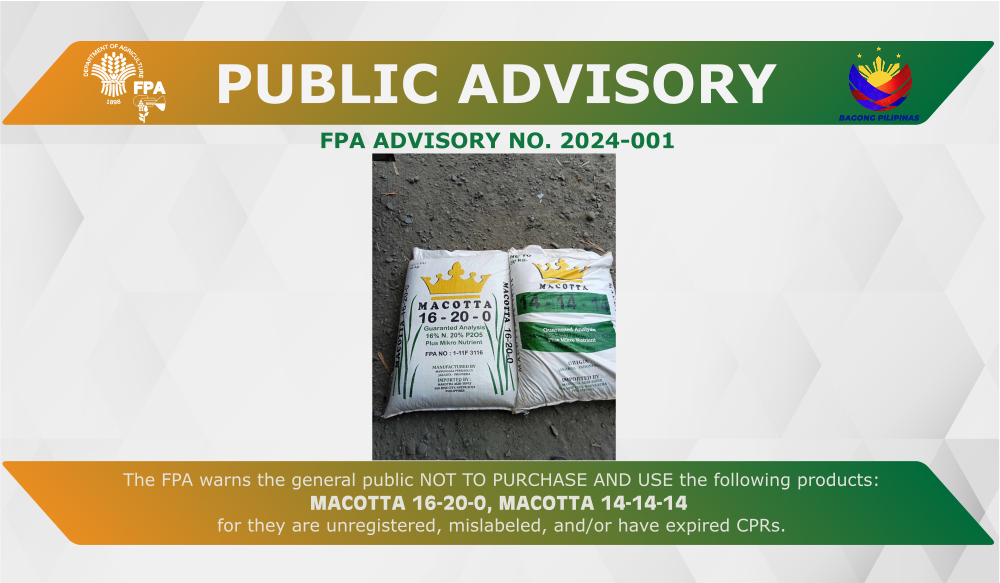 FPA ADVISORY No. 2024-001