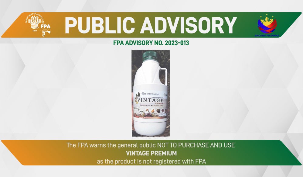 FPA ADVISORY No. 2023-013